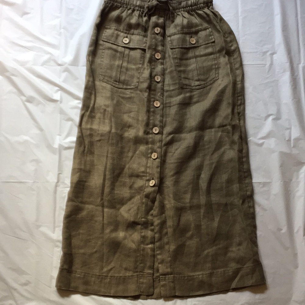 Nicole Miller NY 100% Linen Skirt fits like xs/xxs
